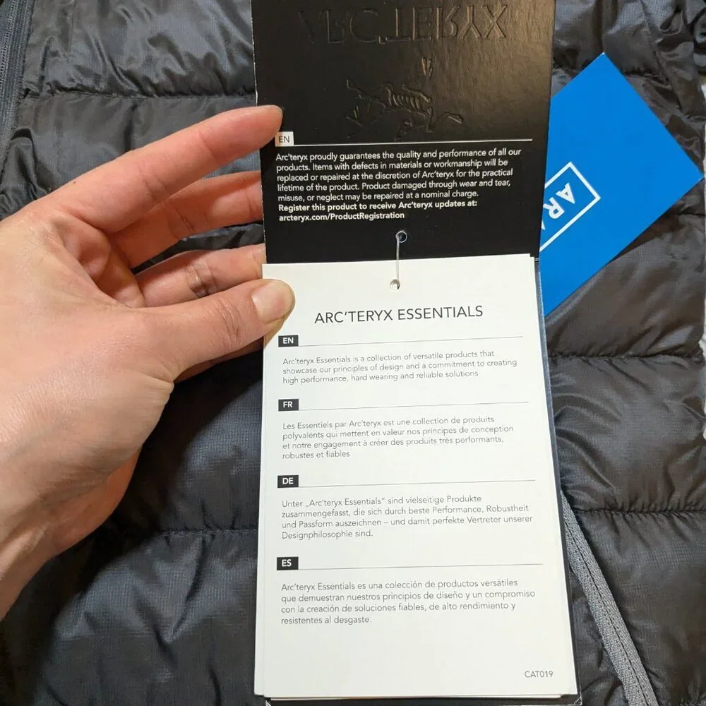 NEW Arc’teryx Cerium LT Jacket Puffer Gray Down 850 Fill Men's Medium - Picture 7 of 10